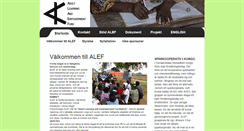 Desktop Screenshot of alef.org