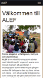 Mobile Screenshot of alef.org