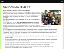 Tablet Screenshot of alef.org